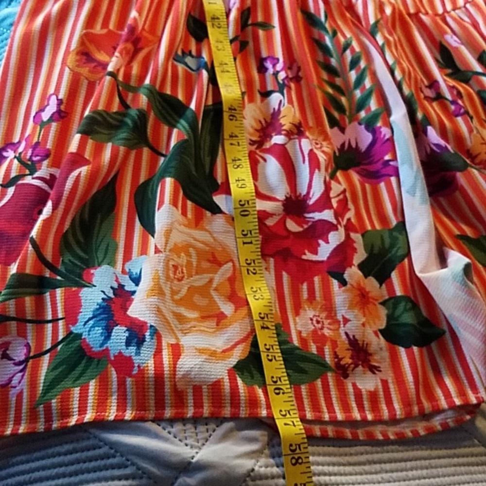 NWOT LULU’STROPICAL FLORAL FULL SKIRT MAXI DRESS - Picture 12 of 13